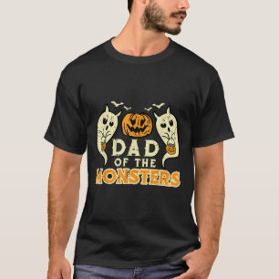 T-shirt Halloween Papa De Monsters Drôle Famille Costume P