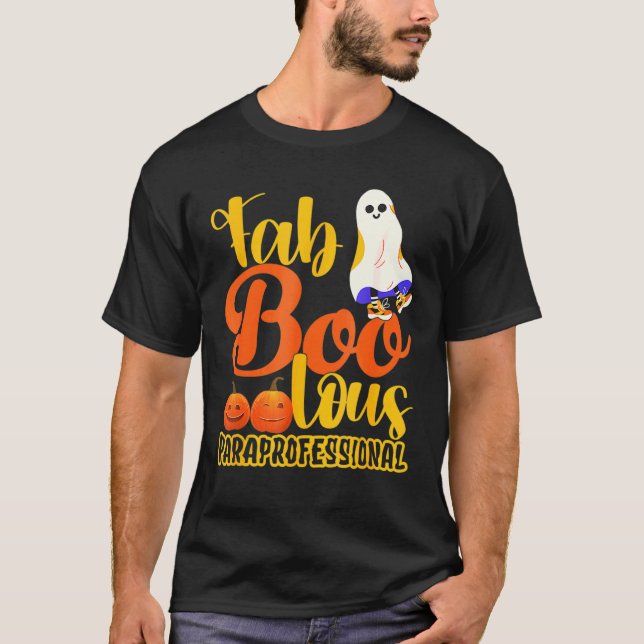 T-shirt Halloween paraprofessionnel fabolique Boo Paraprof (Devant)