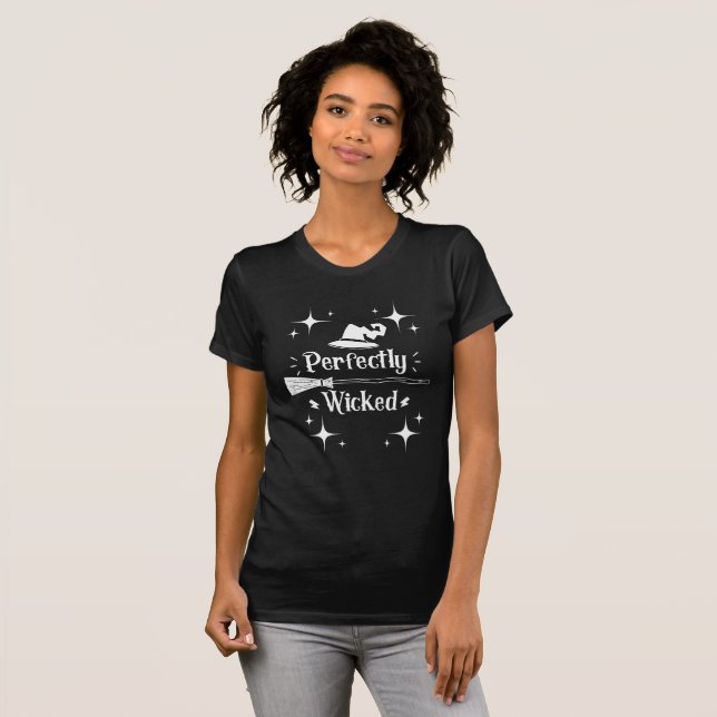 T-shirt Halloween parfaitement pervers (Devant entier)