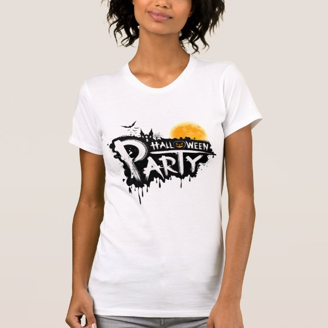 T-shirt Halloween Party illustration, Zumba Kids Halloween (Devant)
