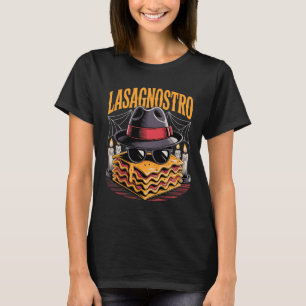 T-shirt Halloween Pasta Mème Mafia Parodie Funny Lasagna A