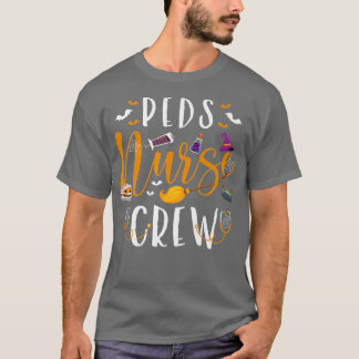 T-shirt Halloween Peds Nurse Crew Funny Halloween Witch Nu