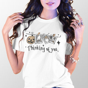 T-SHIRT HALLOWEEN PENSANT À VOUS PHOTO COLLAGE