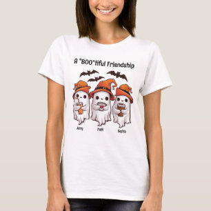 T-shirt Halloween personnalisé "Un 'Boo'tiful Friendship'