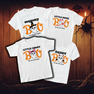 T-shirt Halloween Petit Fantôme Boo Famille Boo Correspond