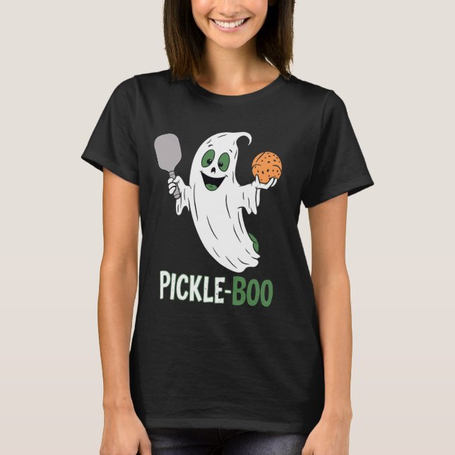 T-shirt Halloween Pickleball Pickleball Ghost Boo Pickleba (Devant)
