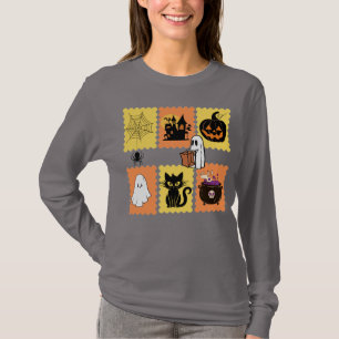 T-shirt Halloween Postage Timbre Collection - Mignonne Éff