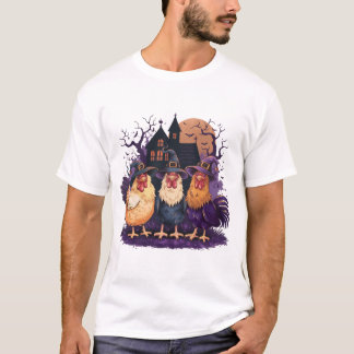 T-shirt Halloween poulet Spoonky automne