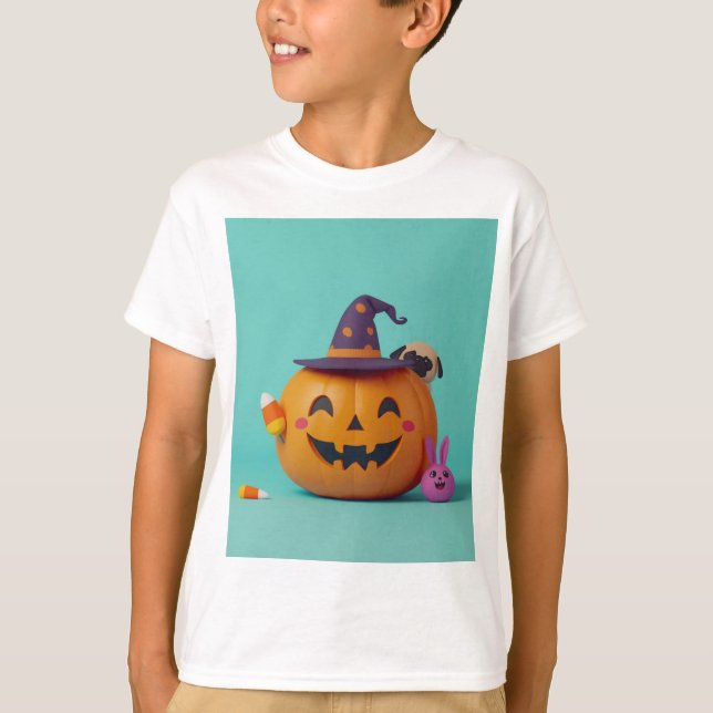 T-shirt Halloween pour enfants  (Devant)