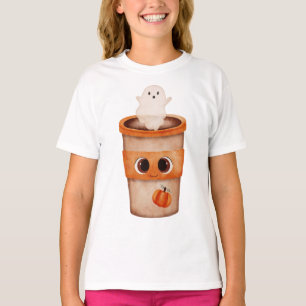 T-shirt Halloween pour enfants avec un mug de fant