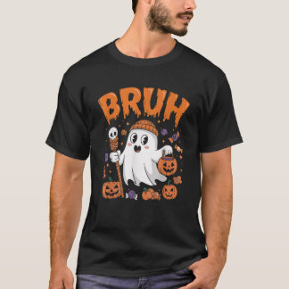 T-shirt Halloween pour enfants femmes garçons filles fantô
