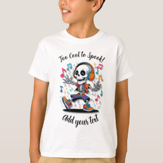 T-shirt Halloween pour enfants - Squelette de Brea