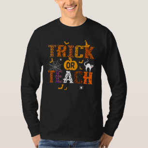 T-shirt Halloween pour femmes Trick Or Teach Halloween pro