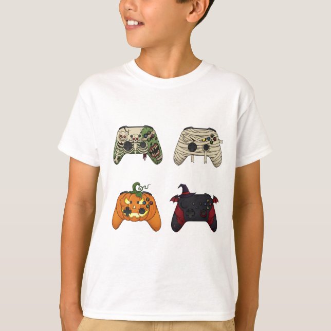 T-shirt Halloween pour garçons (Devant)
