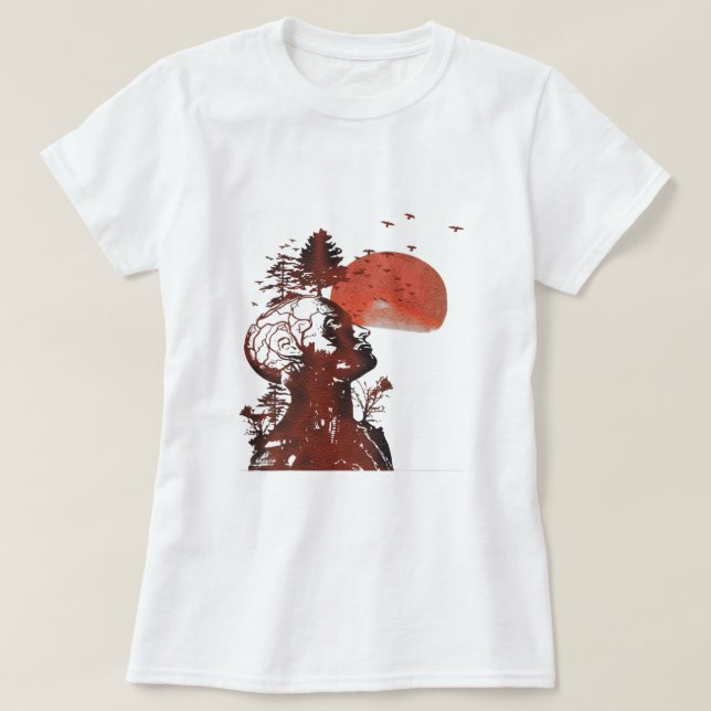 T-shirt Halloween pour hommes femmes T (Design devant)