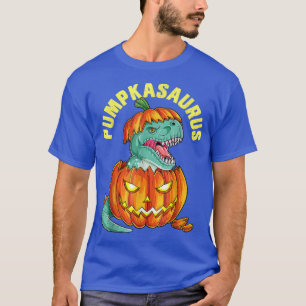 T-shirt Halloween pour les garçons Pumpkasaurus Dinosaur P