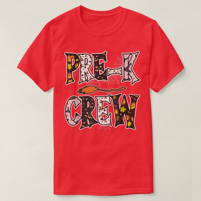 T-shirt Halloween Pre-K Crew (Design devant)