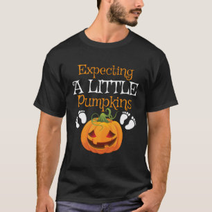 T-shirt Halloween Pregnancy Maman Attend Petit Poumon