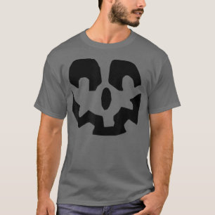 T-shirt Halloween Pumpkin Face Jack o' lantern Lazy Costum