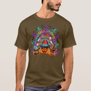 T-shirt Halloween Rainbow Witch Pumkin Boo Kids Girl