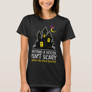 T-shirt Halloween Realtor Acheter Maison N'Est Pas Scary C
