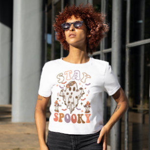 T-SHIRT HALLOWEEN RESTER ÉFFRAYANT SUPER GHOST