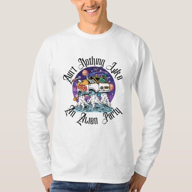 T-shirt Halloween | Rien de tel qu'un parti Alien (Devant)