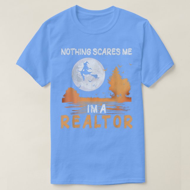 T-shirt Halloween Rien ne me fait peur Je suis Réalisatric (Design devant)