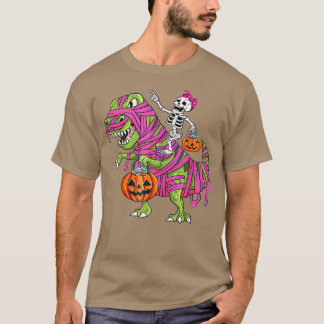 T-shirt Halloween s femmes Dinosaur Tre Mummy Pum