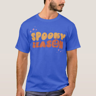 T-shirt Halloween Saison Éffrayante Wavy Retro Tet avec pu