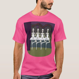 T-shirt Halloween Scandale Danse Éffrayante Ballerina Skel