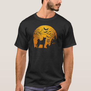 T-shirt Halloween Scandale Elkhound Graves Déplaisant Moon