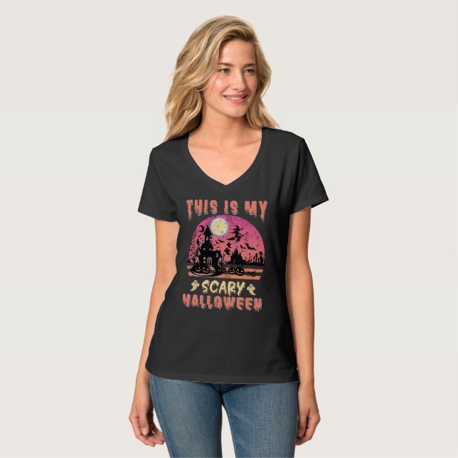 T-shirt Halloween Scandale Nigh (Devant entier)