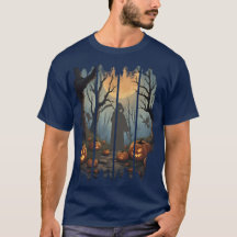 T-Shirt Halloween – Scène de la Faucheuse