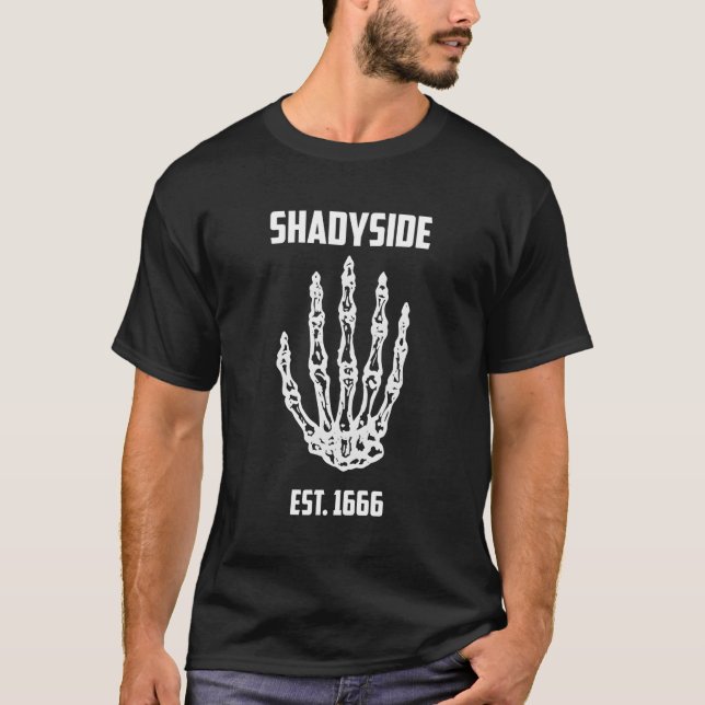 T-shirt Halloween Shadyside Est 1666 (Devant)