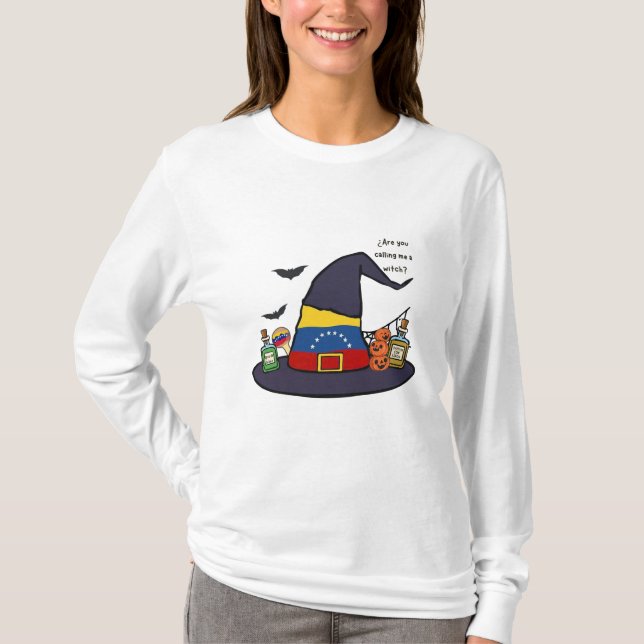 T-shirt Halloween Shirt – Are You Calling Me a Witch? (Devant)