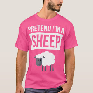 T-shirt Halloween Simple Pour L'Amoureux Du Mouton, Préten