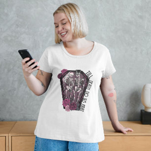 T-SHIRT HALLOWEEN SKELETON COFFIN JUSQU'À CE QUE LA MORT N