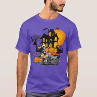 T-shirt Halloween Skeleton équitation Monster Camion Citro