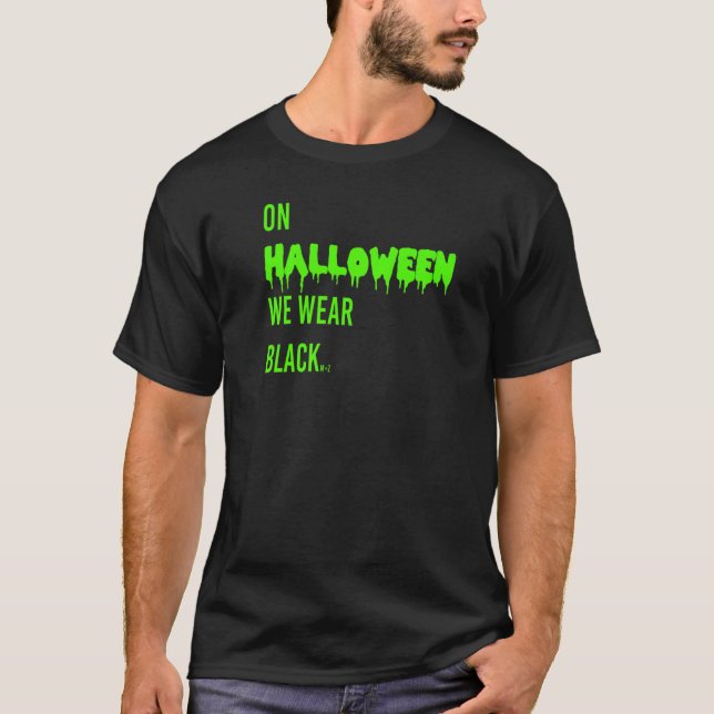 T-shirt Halloween Slime (Devant)