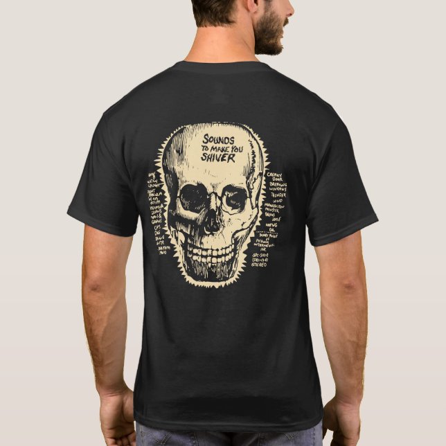 T-shirt Halloween sonne pour vous faire frissonner crâne à (Dos)