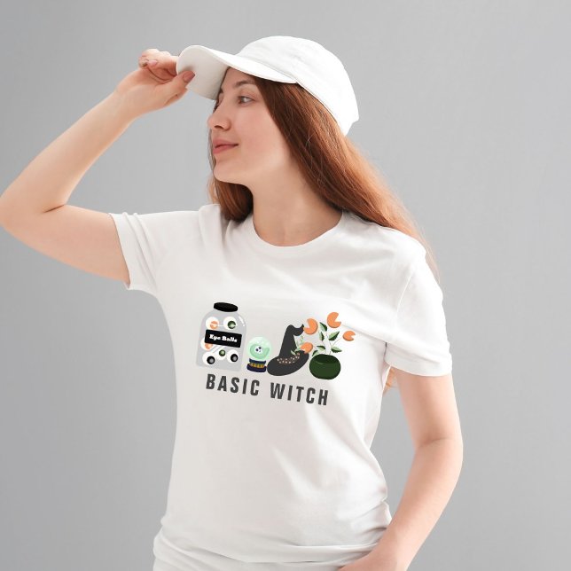 T-shirt Halloween sorcière de base (Créateur téléchargé)