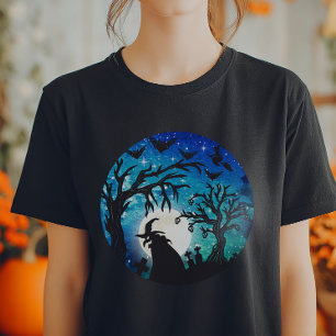 T-shirt Halloween sorcière éffrayante