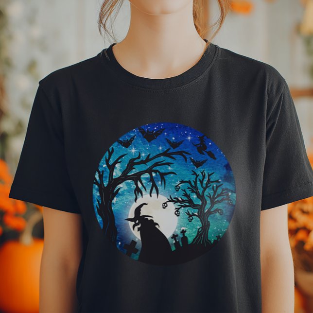 T-shirt Halloween sorcière éffrayante (Spooky Halloween Tshirt)