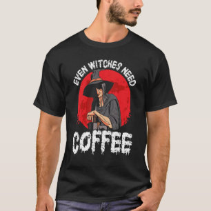 T-shirt Halloween sorcières café brasse - Même sorcières o