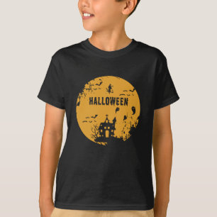 T-shirt Halloween Sorcières chauves-souris Fantômes Costum
