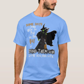 T-shirt Halloween    sorcièreUn jour vous devez mettre sur