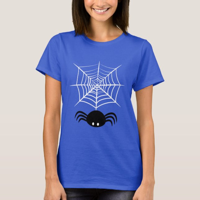 T-shirt Halloween Spider Web (Devant)