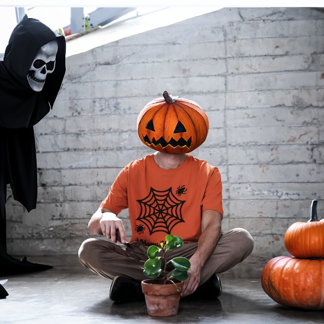 T-shirt Halloween Spiderweb personnalisé (Créateur téléchargé)