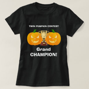 T-shirt HALLOWEEN sport de nouveauté TWIN CITROUILLE CONCO